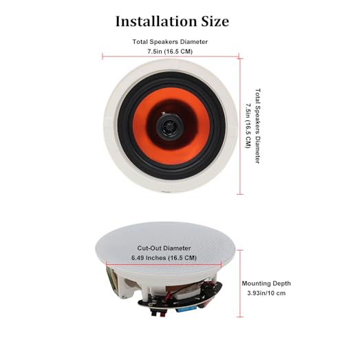 300W Bluetooth 6.5インチ 5