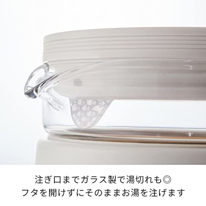ダブルウォール ガラスケトル 5