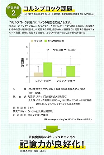 イチョウ葉 脳内α（アルファ） 4