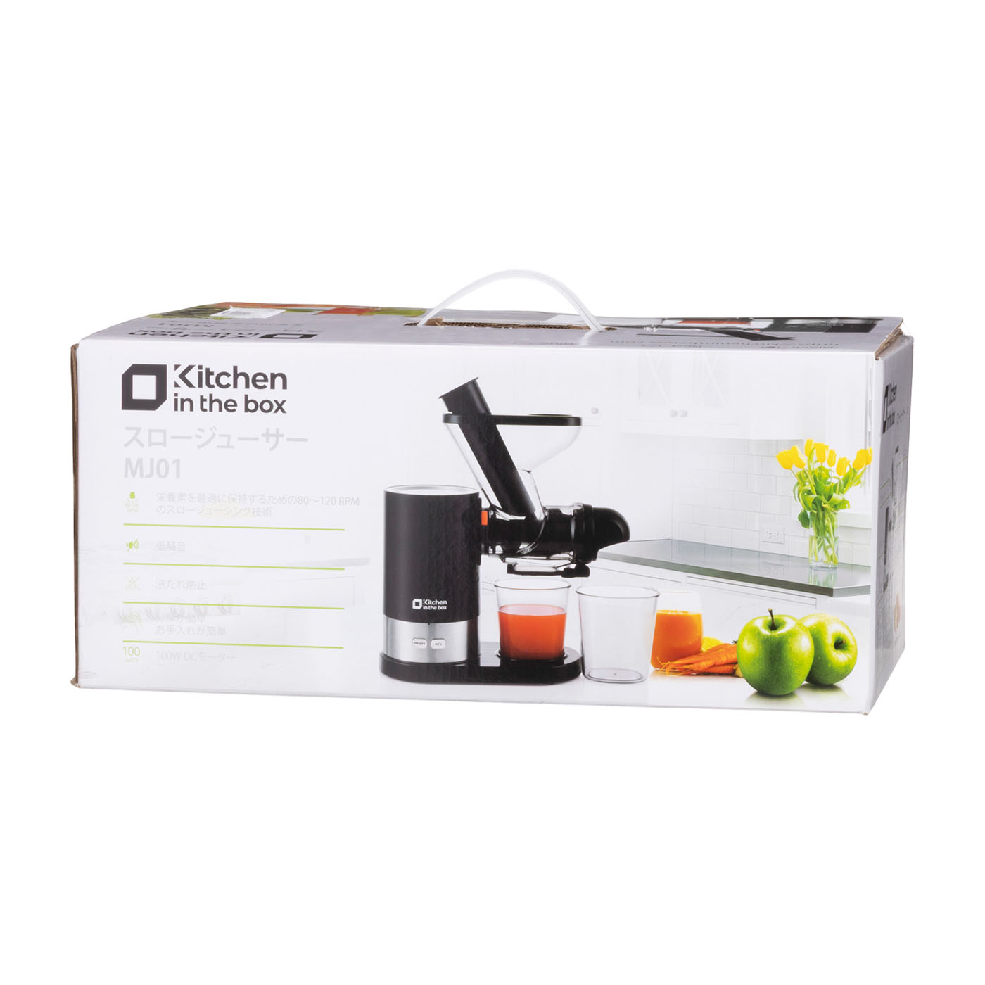Kitchen in the box スロージューサー ‎JP-MJ01を検証レビュー