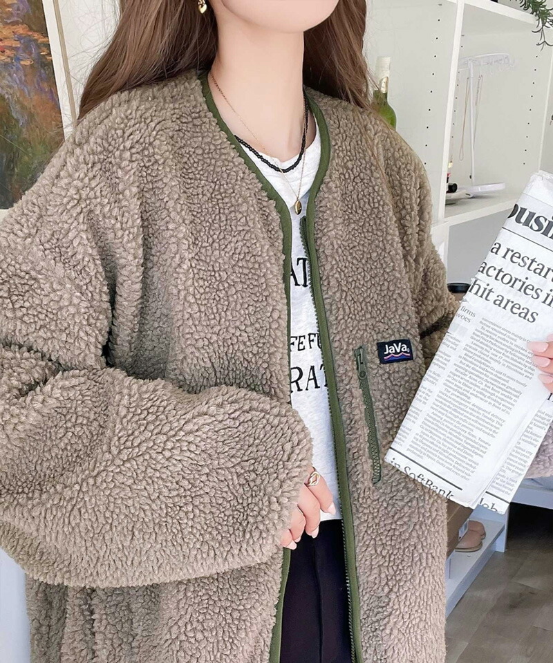 ボアブルゾン 9