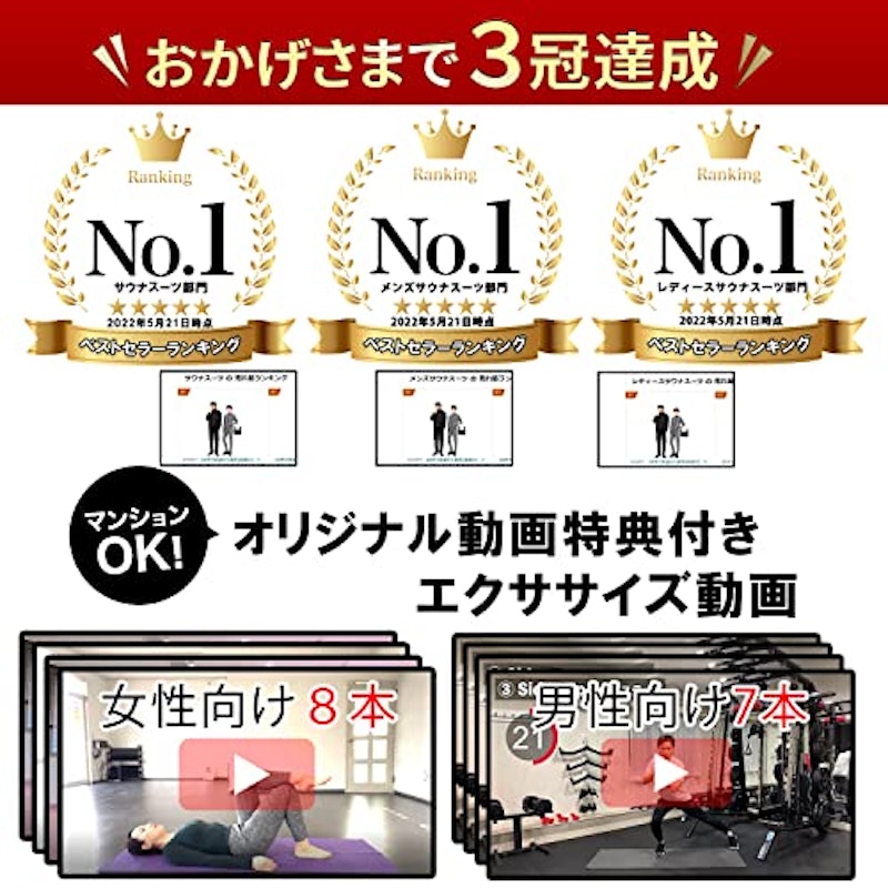 サウナスーツ 3点セット 2