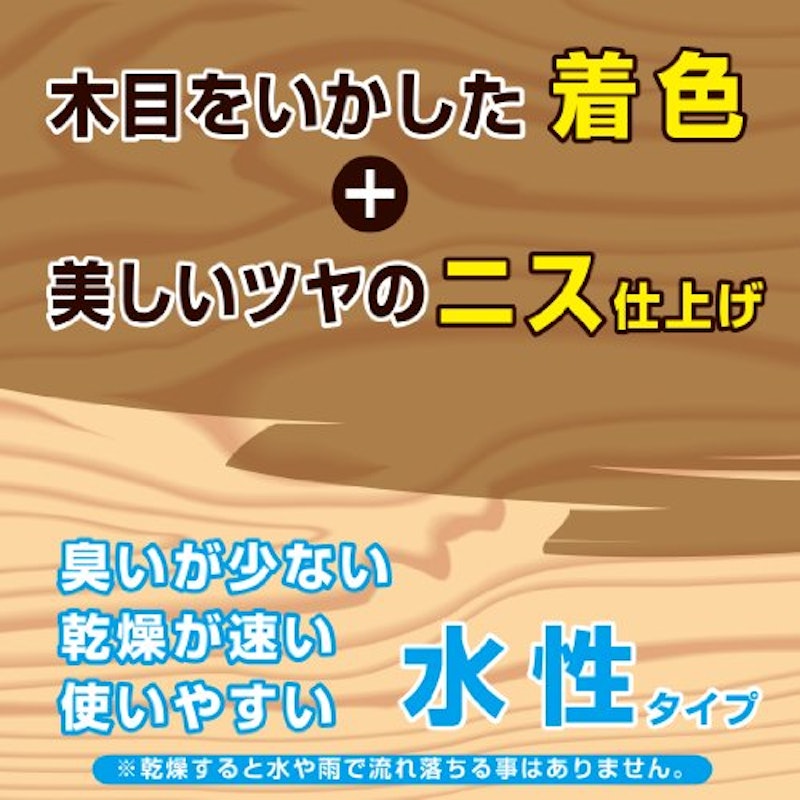 水性着色ニス 3