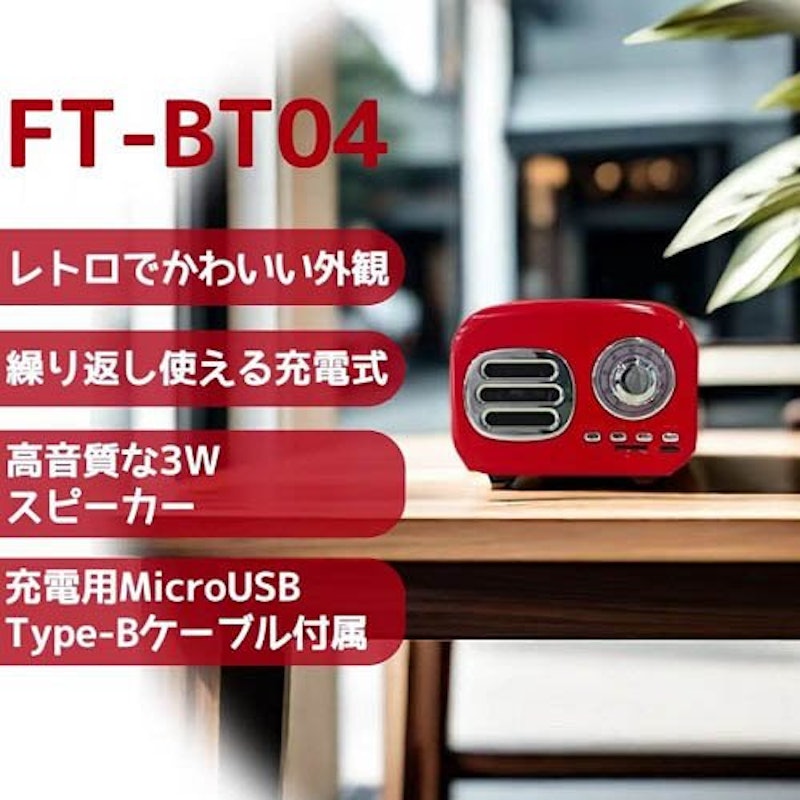 PASSON FMラジオ・Bluetoothスピーカー 2