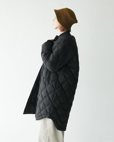 リブカラーキルテッドダウンコート 4