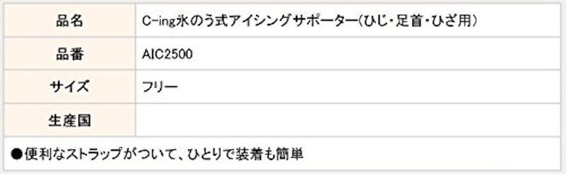 アイシングサポーター 5