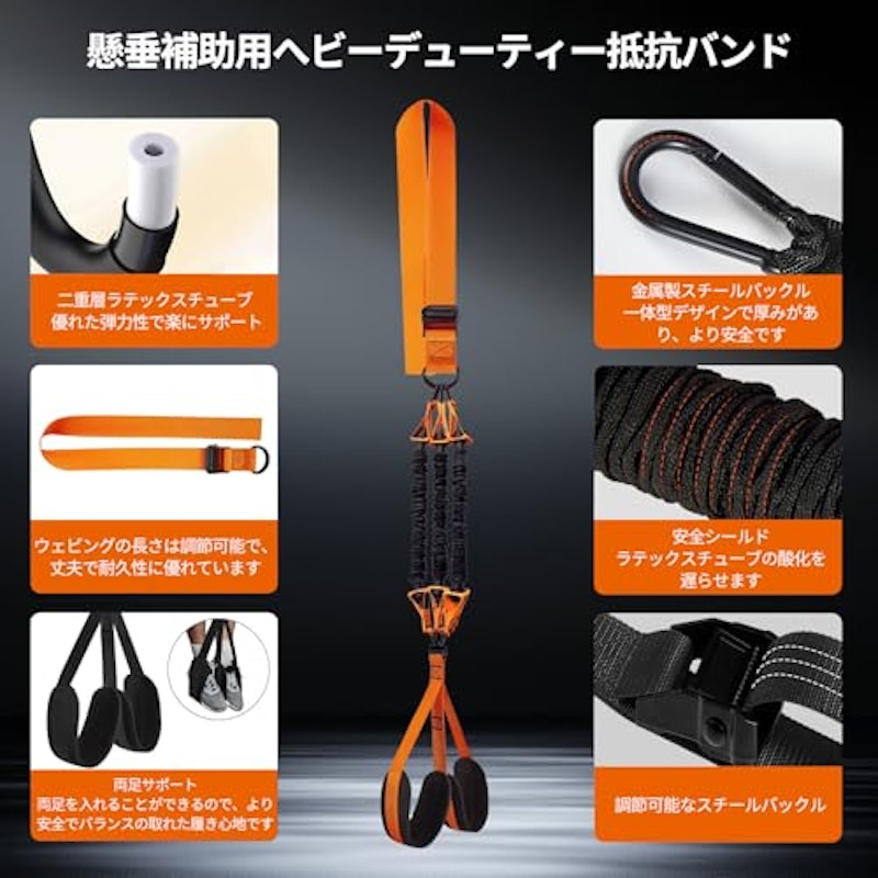 懸垂補助トレーニングチューブ 3