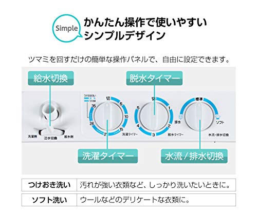二槽式洗濯機 5