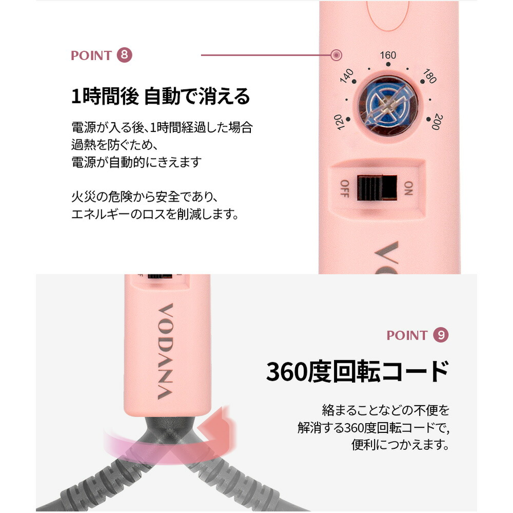グラムウェーブカーリングアイロン 10