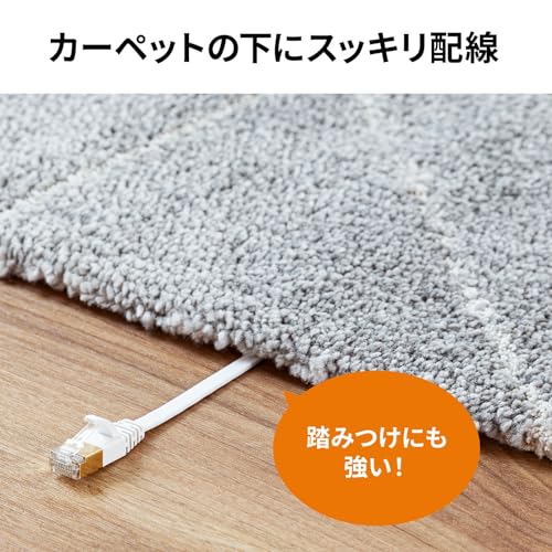 CAT7ウルトラフラットLANケーブル 4
