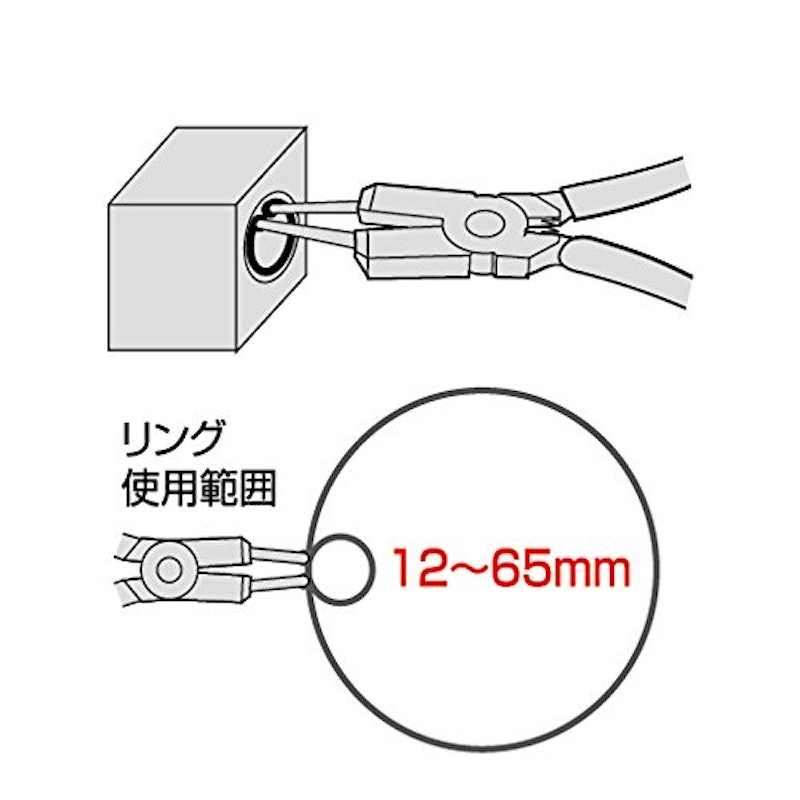 スナップリングプライヤー 5