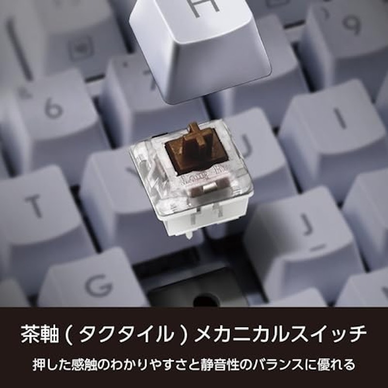 有線メカニカルテンキーレスキーボード 5
