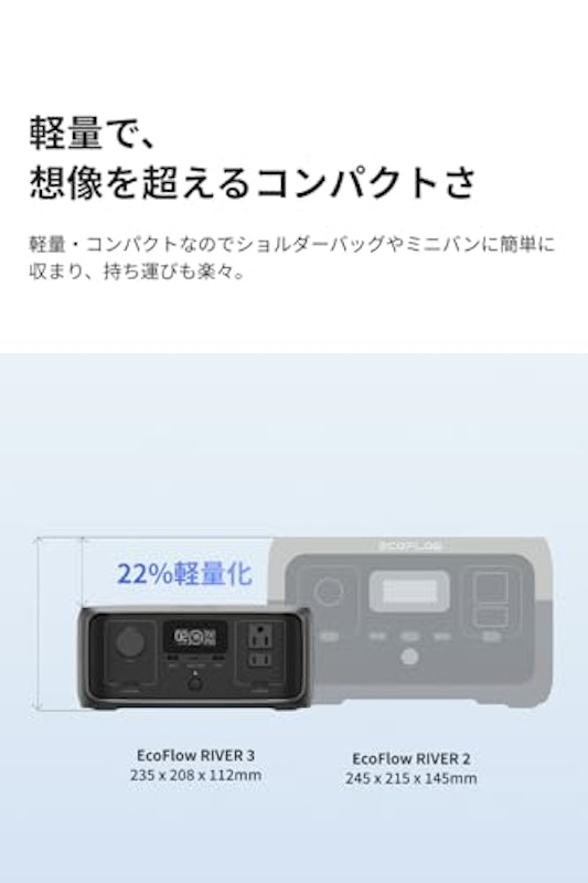 RIVER 3(230) ポータブル電源 3