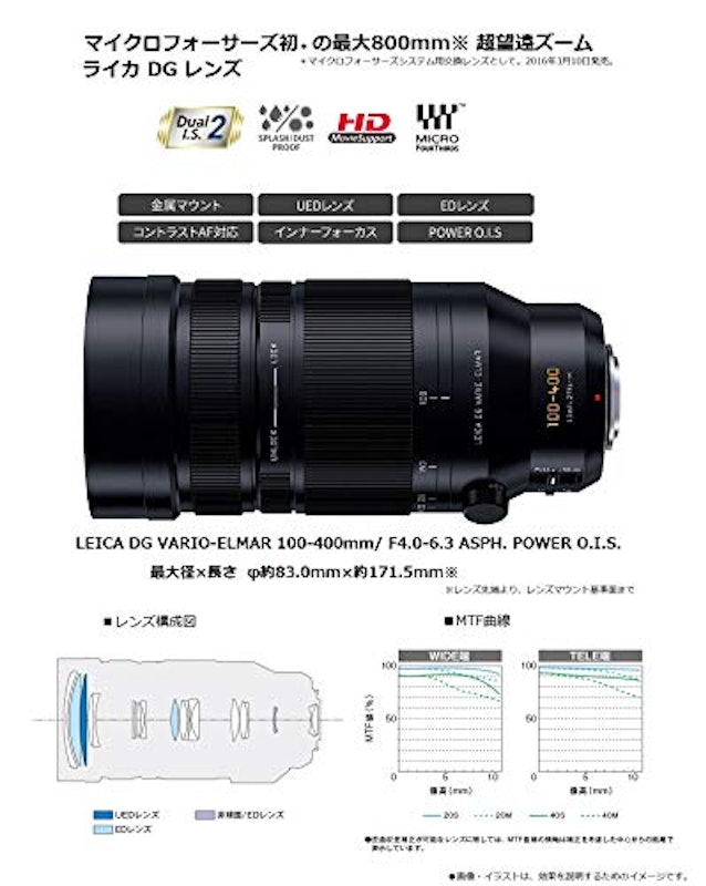 LEICA DG VARIO-ELMAR 100-400mm/F4.0-6.3 ASPH./POWER O.I.S. 2