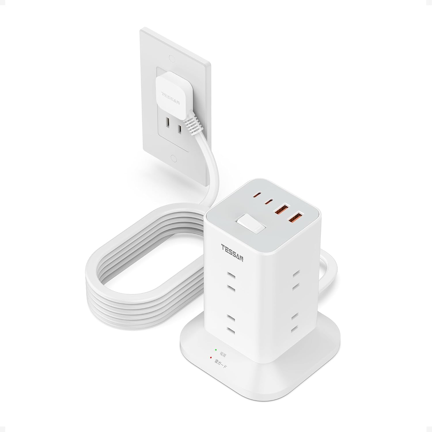 徹底比較】タワー型電源タップのおすすめ人気ランキング【2026年9月