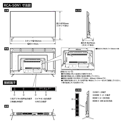 4K 50inch チューナーレスAndroidTV 7