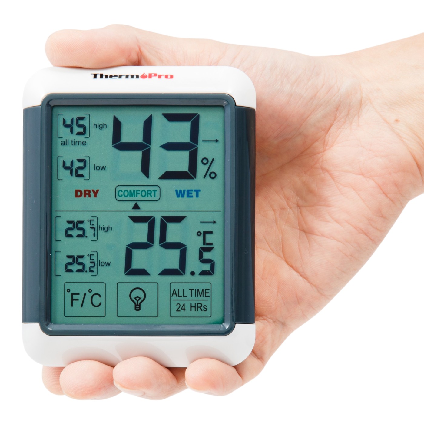 ThermoPro デジタル温湿度計 TP-55を検証レビュー！温度計・湿度計の選び方も紹介 4