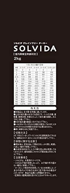 ソルビダ グレインフリー ターキー 室内飼育全年齢対応 4