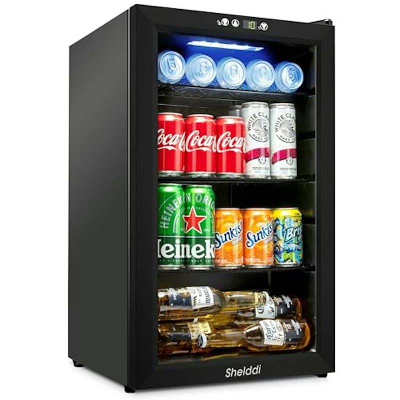 冷蔵庫 75L 透明ガラスドア 幅49cm 小型 1