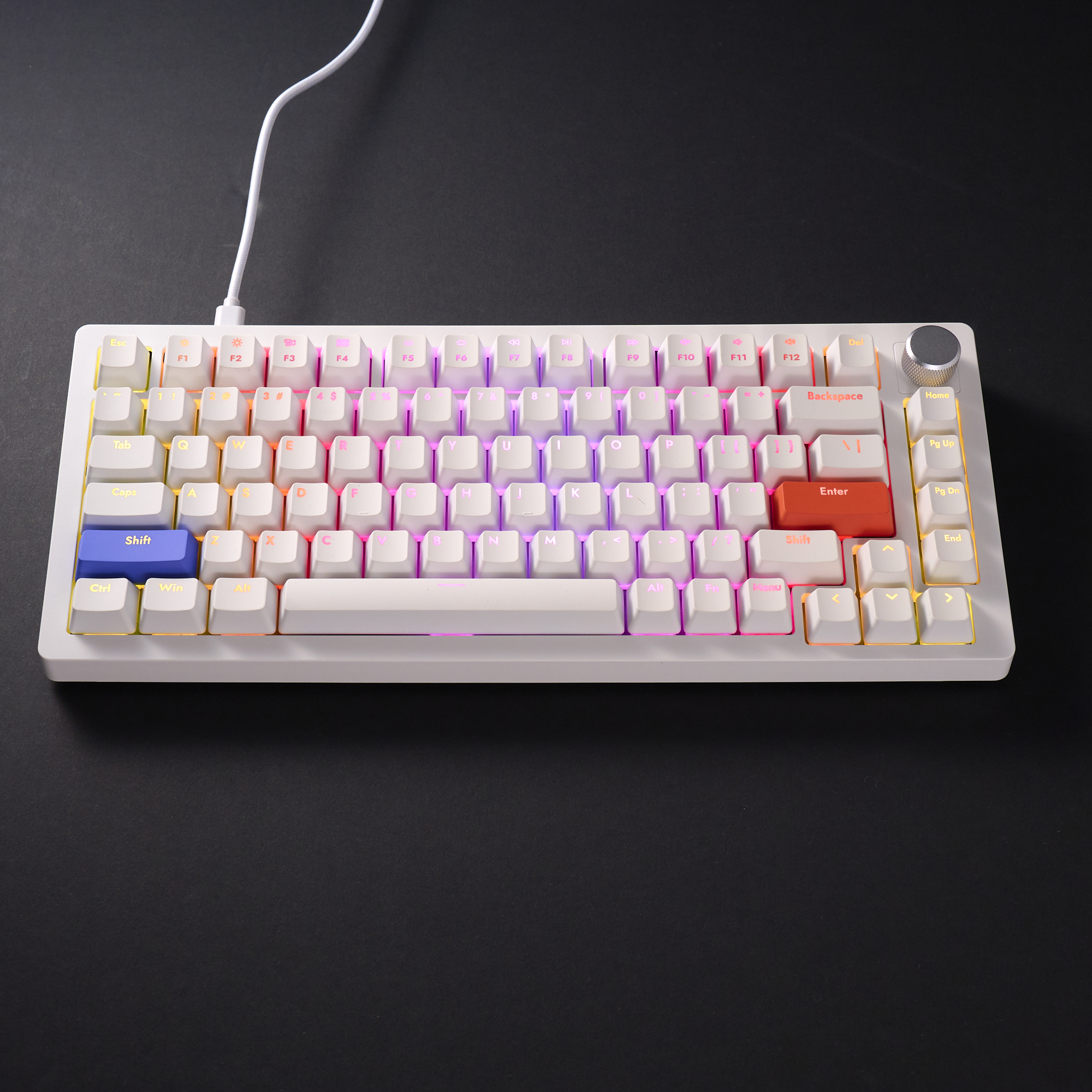 DrunkDeer A75 ホワイト キーキャップなし