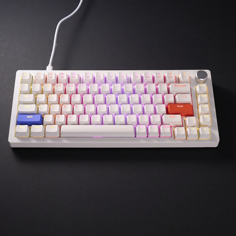 DrunkDeer A75 ホワイト キーキャップなし DrunkDeer A75 ホワイト キーキャップなし