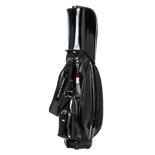 稀少★サブバッグ収納可！！AXEL・エナメルキャディーバッグ UNISEX】エレガントエナメルキャディバッグ キャスター付きで移動も