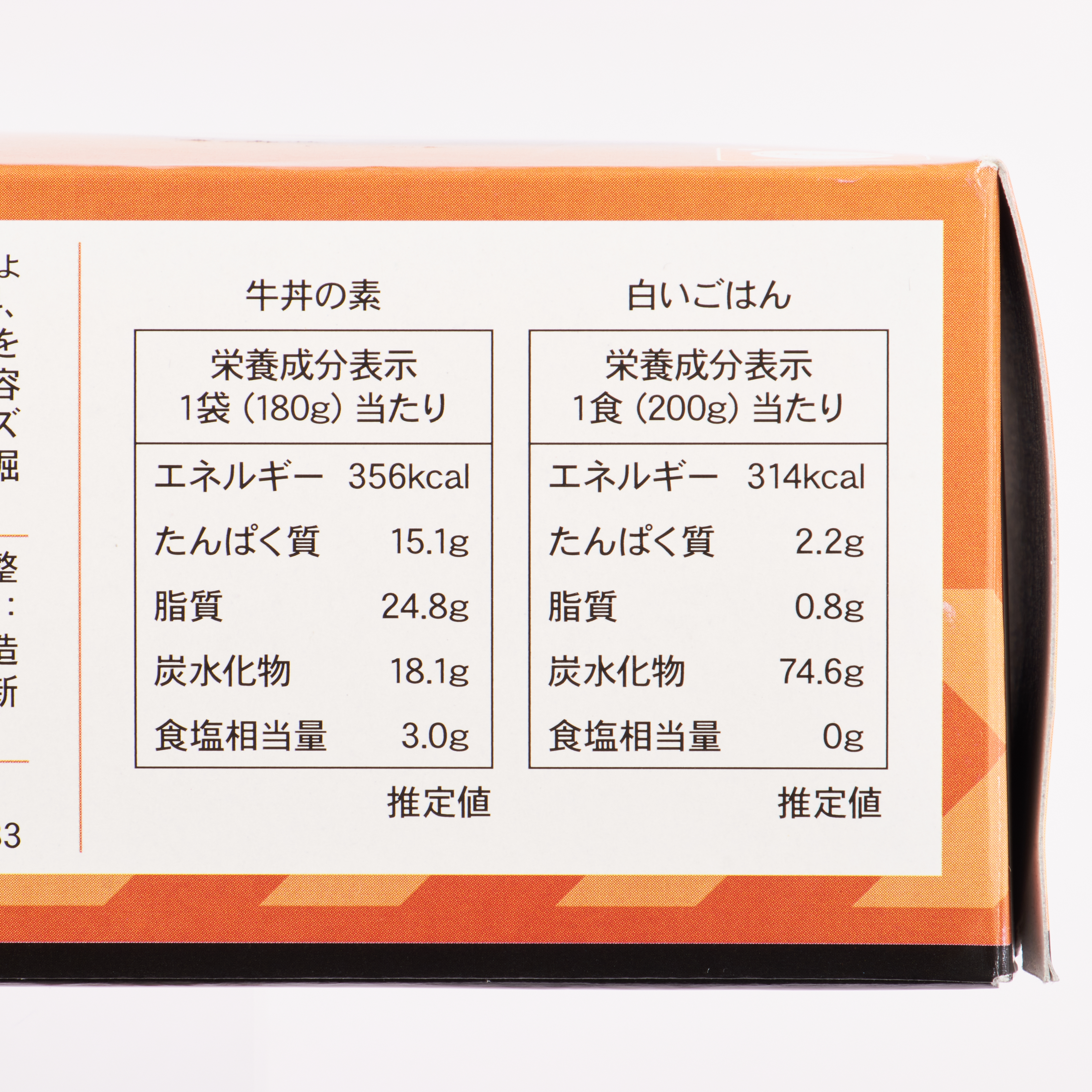 レスキューフーズ 一食ボックス 牛丼 4