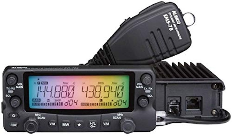 ツインバンド144/430MHz FM モービルトランシーバー 1