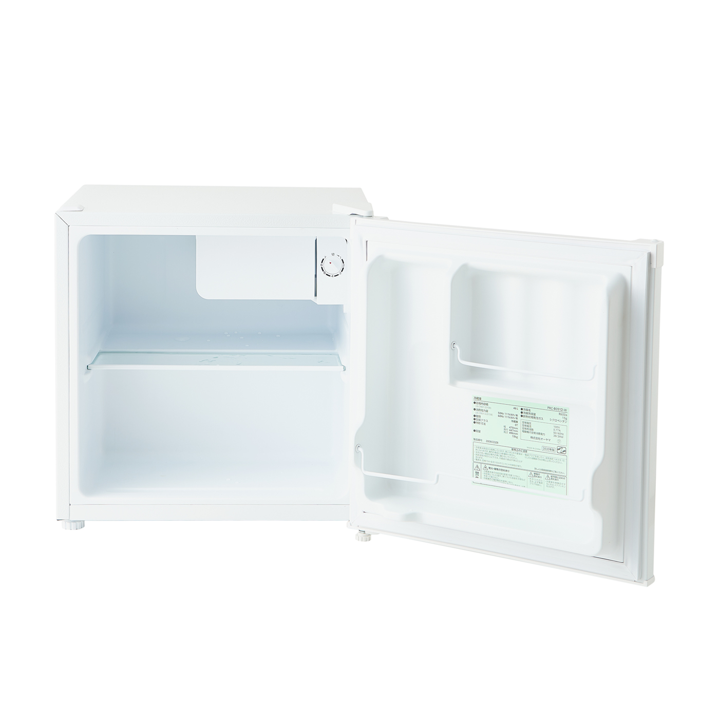 アイリスオーヤマ　1ドア冷蔵庫 46L PRC-B051D ホワイト