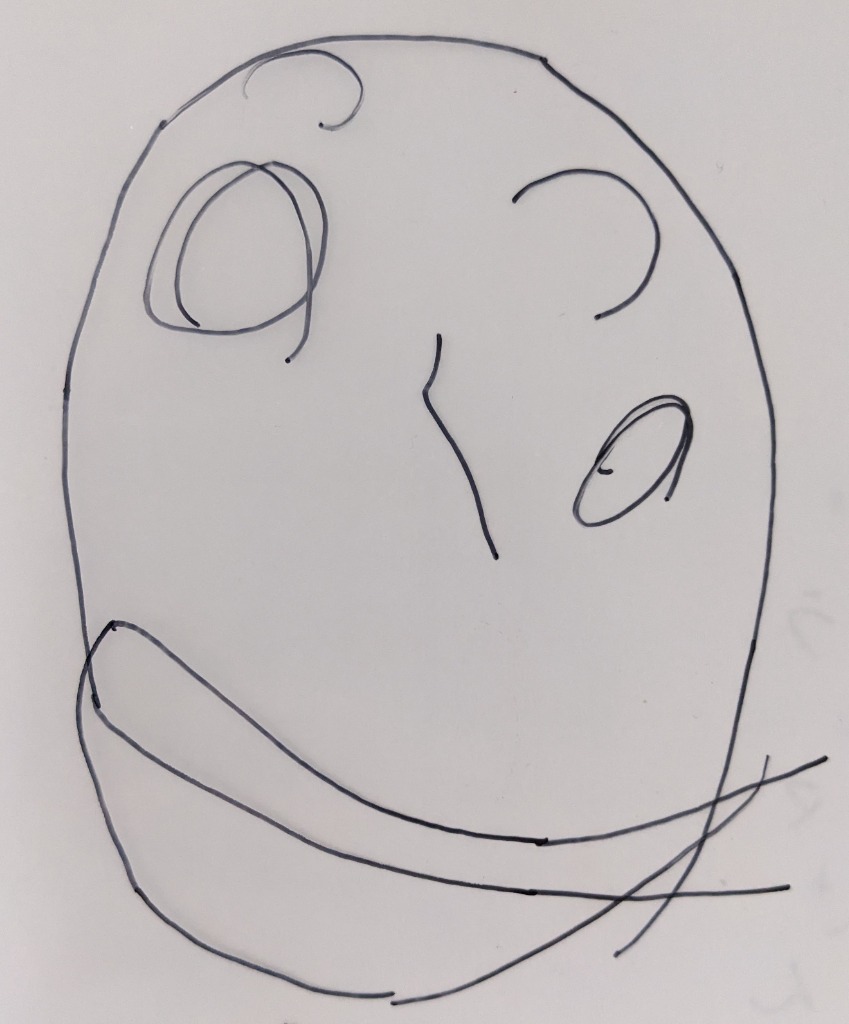 似顔絵ハンカチ 4
