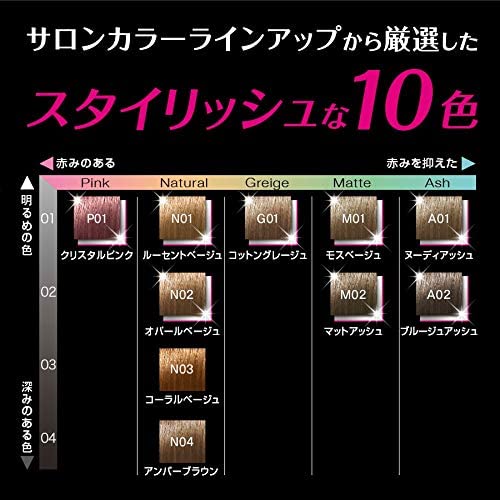カラージェニック ミルキーヘアカラー 7
