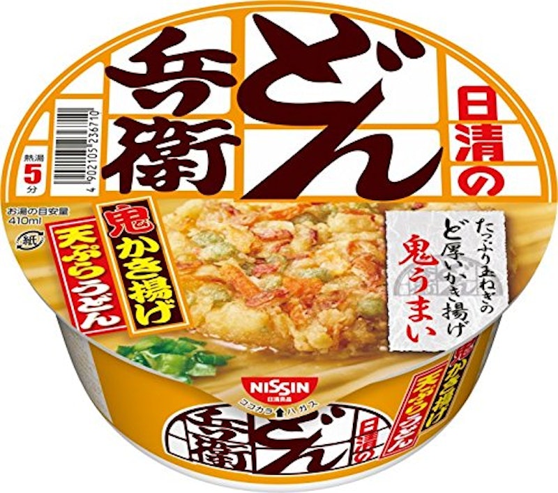 日清のどん兵衛 かき揚げ天ぷらうどん 1
