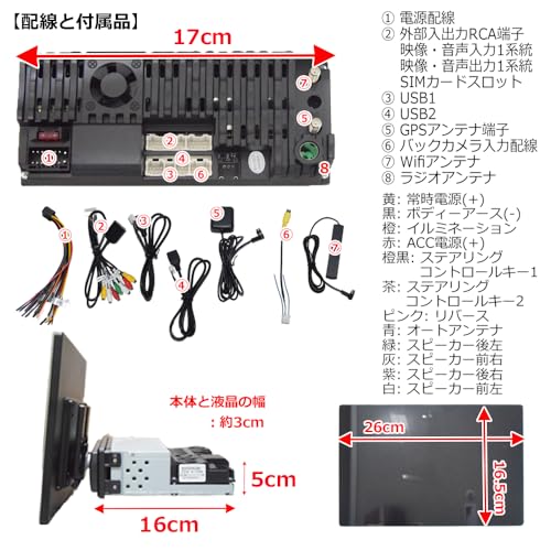 1DIN11.5インチタッチパネル 2