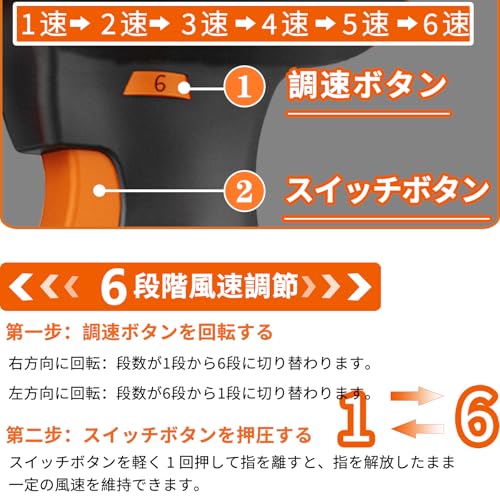 強力洗車ブロワー エアダスター 3