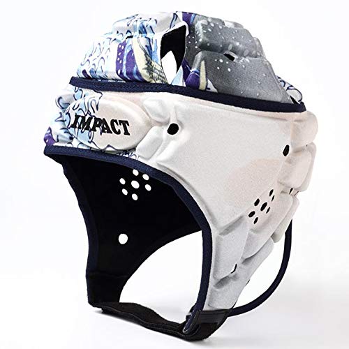 IMPACT ラグビーヘッドキャップ 和柄 北斎 ホワイト V2 Premium Vented 1
