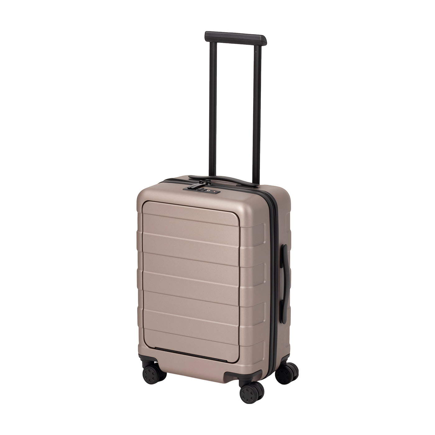 【新品未開封】無印良品 フロントオープンキャリーケース 32L ベージュ バーを自由に調節できる フロントオープンキャリーケース（32L