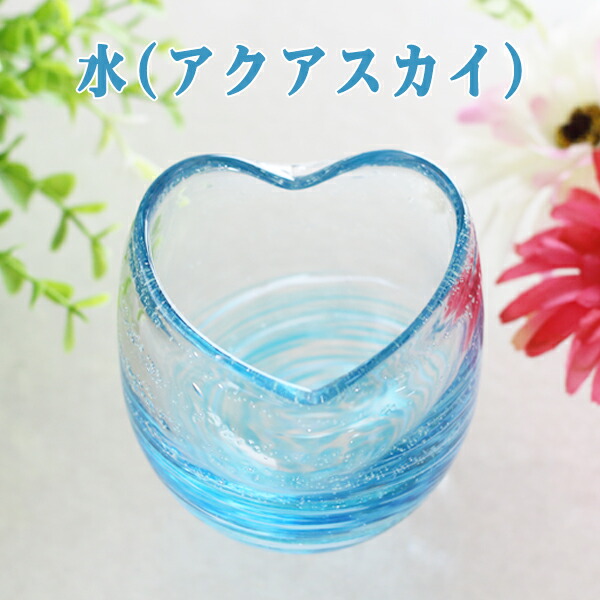 LOVE＆STARハートグラス2個ペアセット 9