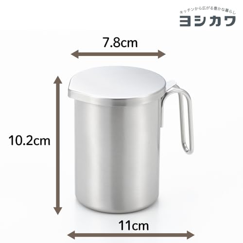 ステンレスミニオイルポット  6