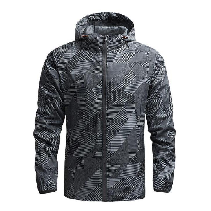 送料無料】[KEFITEVD] ウインドブレーカー メンズ 登山 大きいサイズ