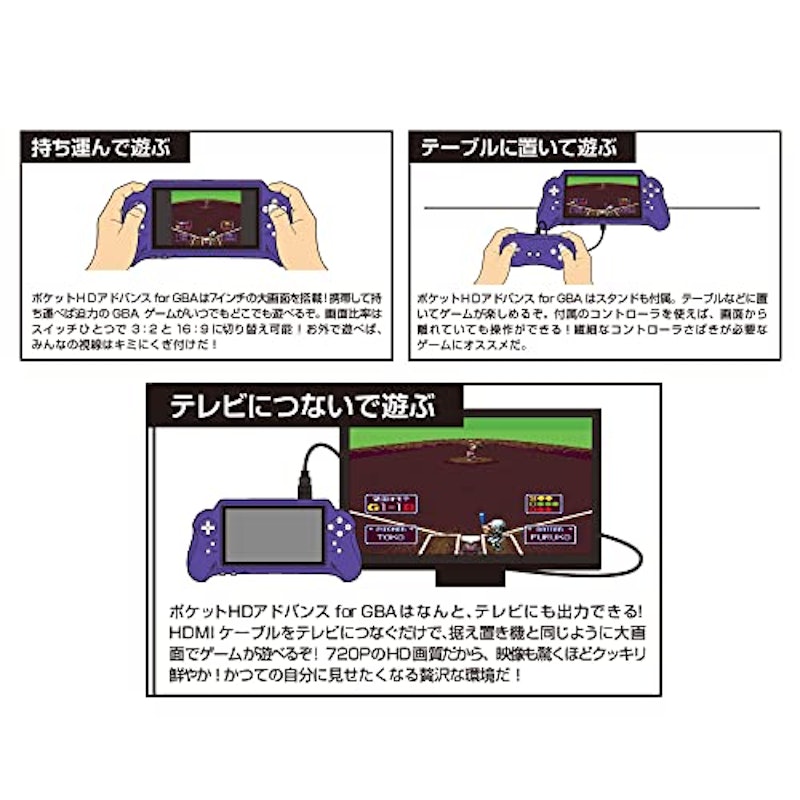 ポケットHDアドバンス for GBA 3