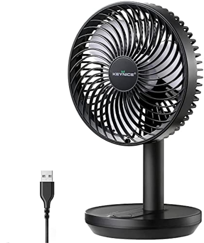 USB充電式 首振り卓上扇風機 1