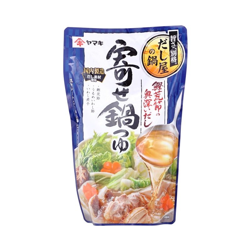 鰹荒節の奥深いだし寄せ鍋つゆ 1