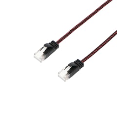 つめ折れ防止カテゴリ6A細径メッシュLANケーブル