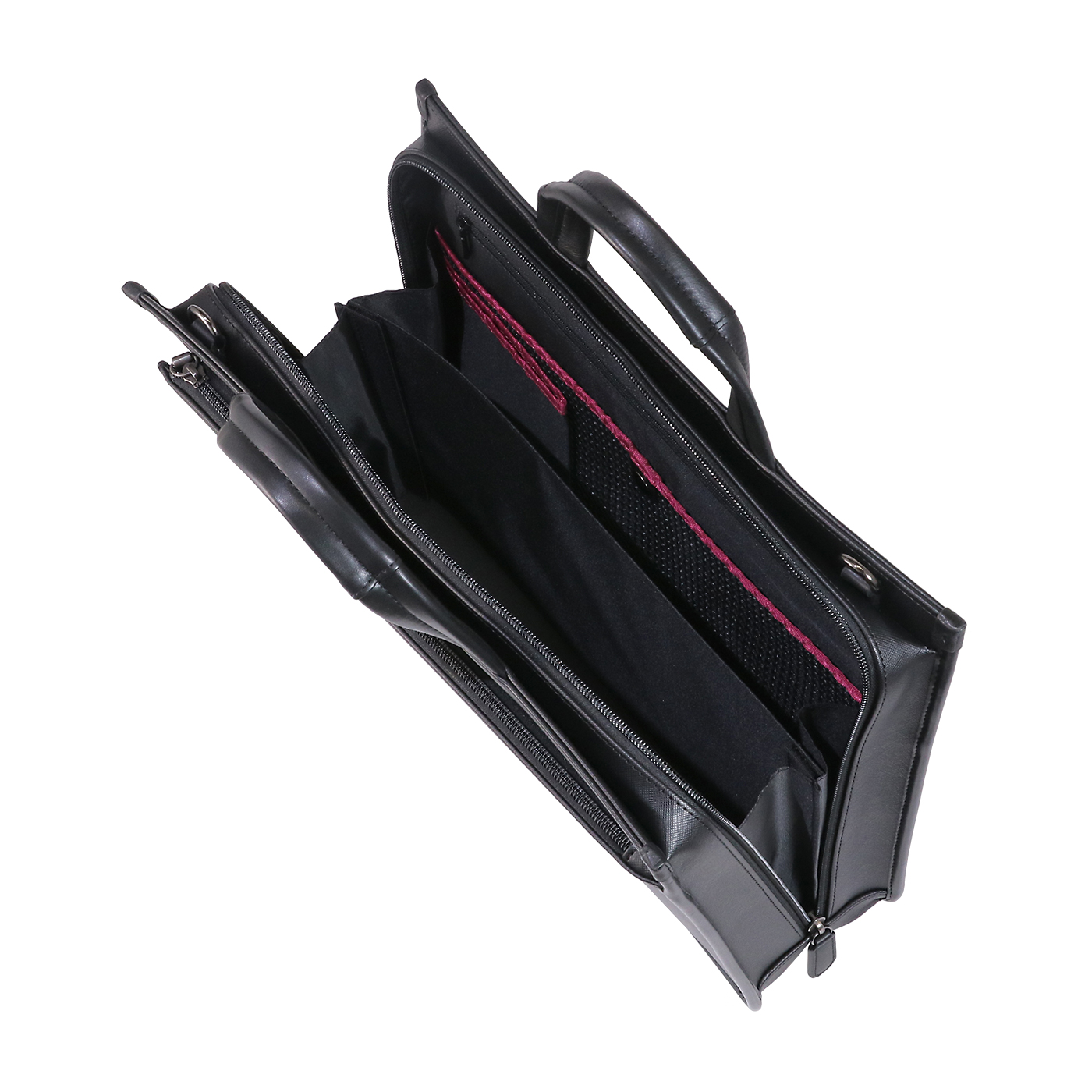 ☆直営店卸品☆IS/IT ビジネスバッグ 961501 ルネス 本革 黒 新品 