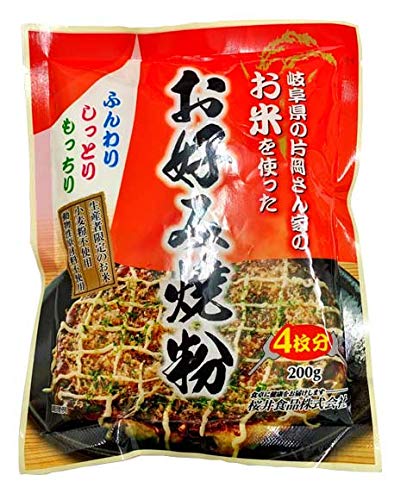 お米を使ったお好み焼粉 1