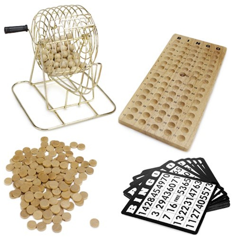 ヴィンテージ木製ビンゴゲーム 1