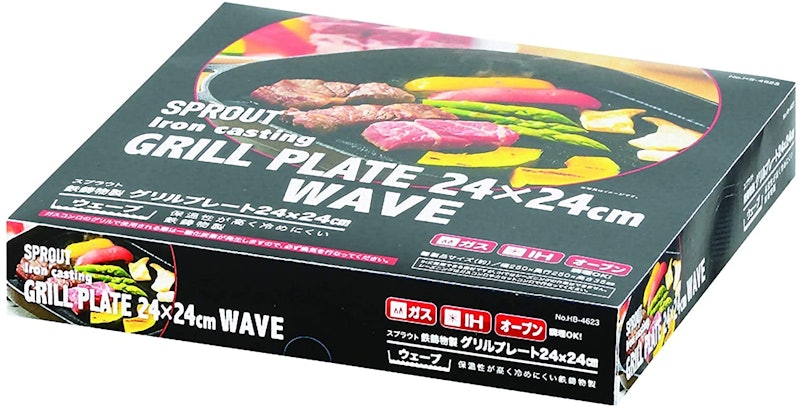 スプラウト 鉄鋳物製グリルプレート 5