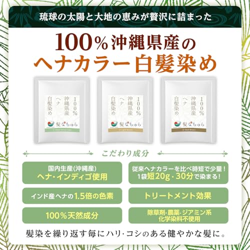 100％沖縄県産 ヘナ白髪染め 2