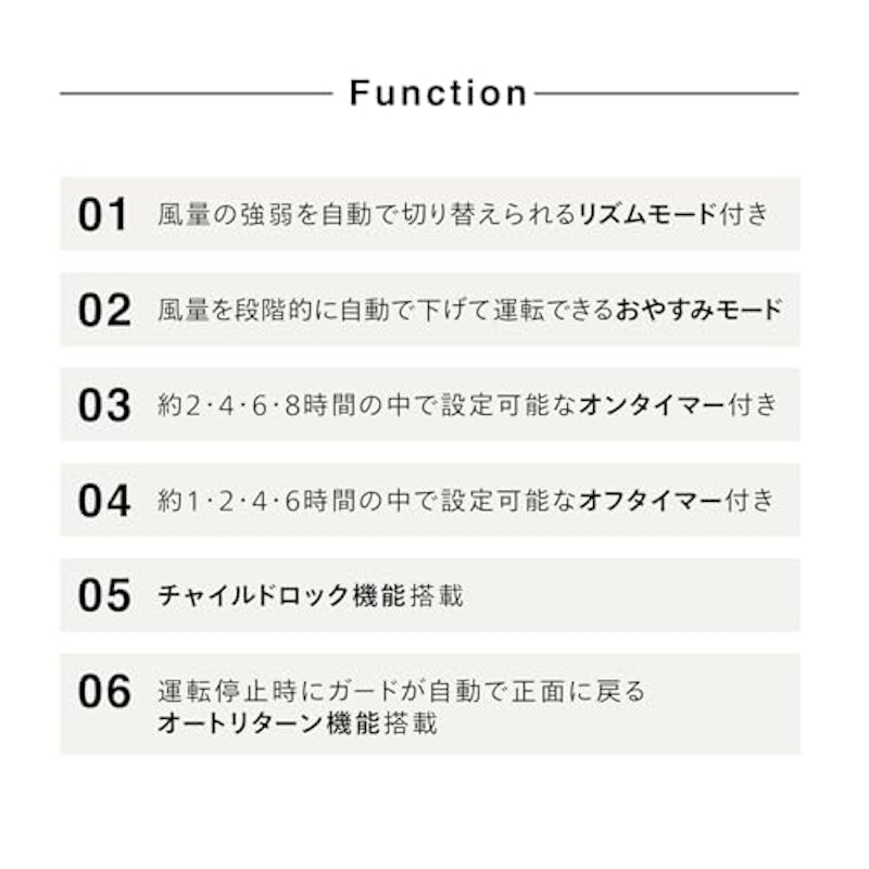 サーキュレーション扇風機 6