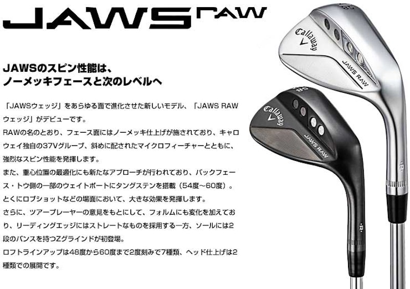 JAWS RAWウェッジ クロム 2